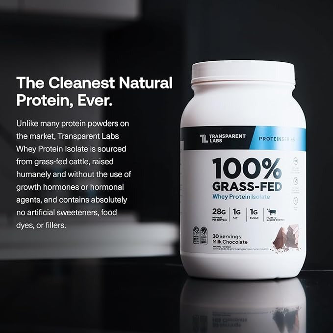 Transparent Labs Grass-Fed Whey Protein Isolate